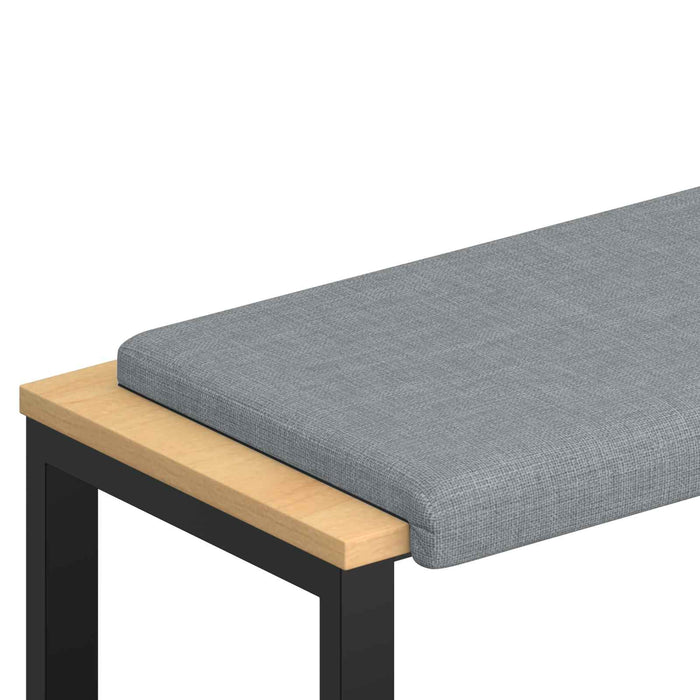 Perna pentru bancă Țesătură Gri deschis Adâncime 35 cm WALTI