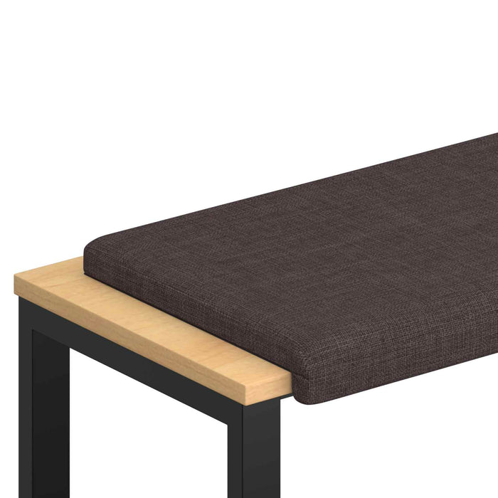 Perna pentru bancă Țesătură Maro închis Adâncime 35 cm WALTI