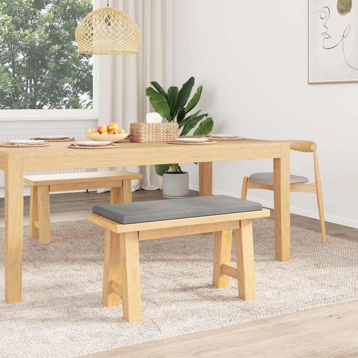 Perna pentru bancă Catifea Gri deschis Adâncime 35 cm WALTI