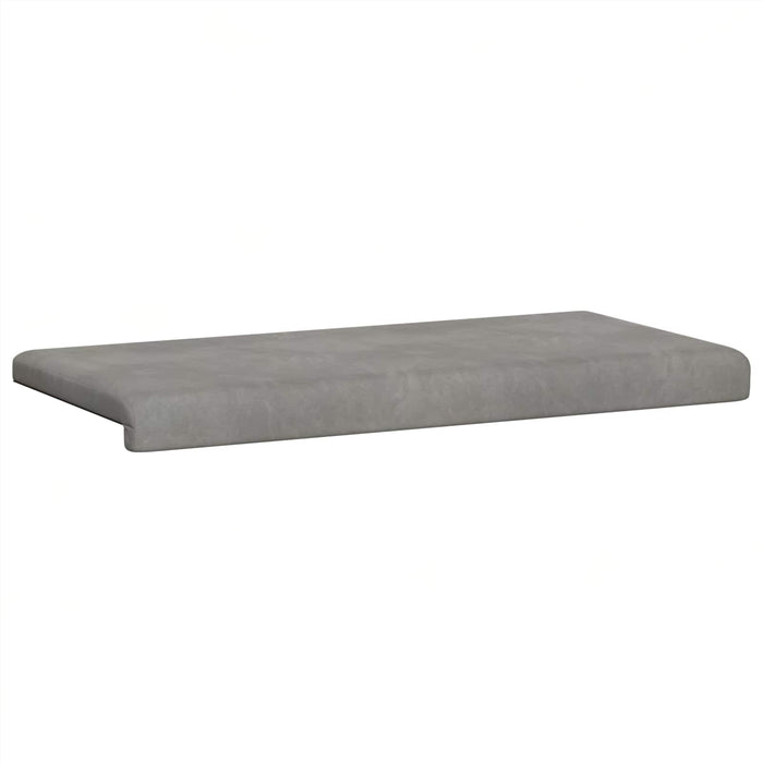 Perna pentru bancă Catifea Gri deschis Adâncime 35 cm WALTI