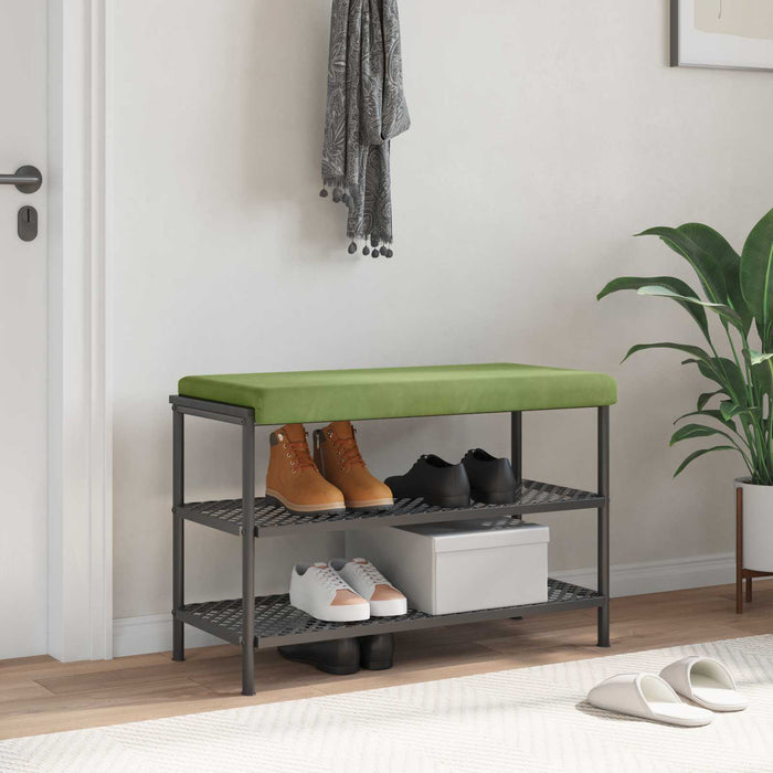 Perna pentru bancă Catifea Verde deschis Adâncime 35 cm WALTI