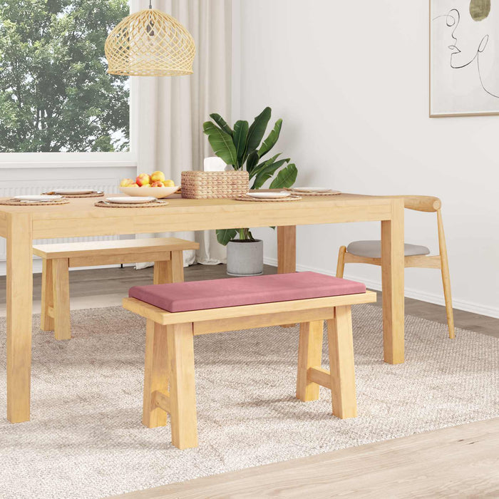 Perna pentru bancă Catifea Roz Adâncime 35 cm WALTI
