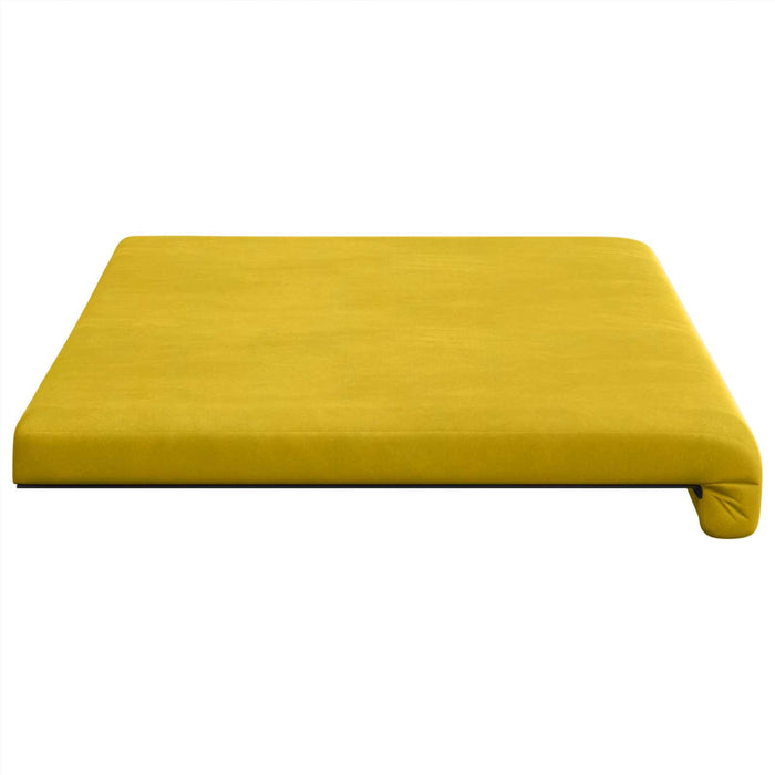 Perna pentru bancă Catifea Galben Adâncime 35 cm WALTI
