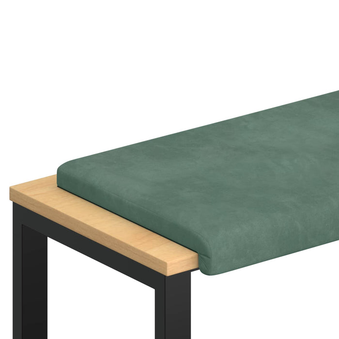 Perna pentru bancă Catifea Verde Mării Adâncime 35 cm WALTI