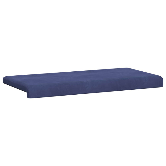 Perna pentru bancă Catifea Albastru Poliție Adâncime 35 cm WALTI