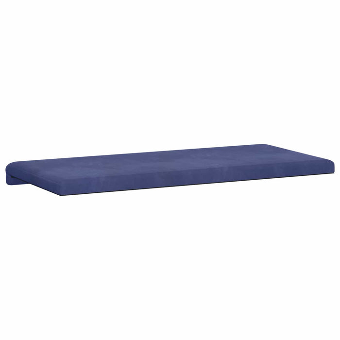 Perna pentru bancă Catifea Albastru Poliție Adâncime 35 cm WALTI