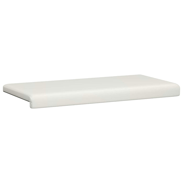 Perna pentru bancă Piele artificială Alb Adâncime 35 cm WALTI
