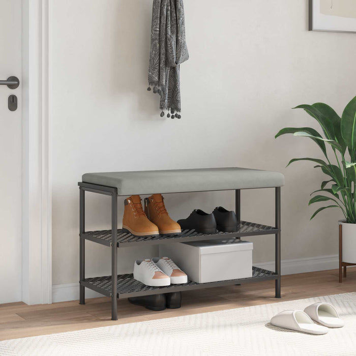 Perna pentru bancă Microfibră Gri deschis Adâncime 35 cm WALTI