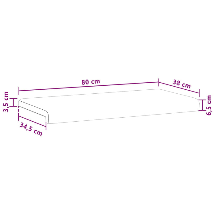 Perna pentru bancă cord Crem Adâncime 35 cm WALTI