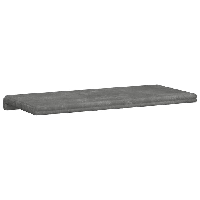 Perna pentru bancă Catifea pufoasă Gri deschis Adâncime 35 cm WALTI