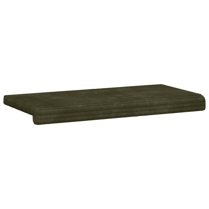 Perna pentru bancă Catifea pufoasă Verde Adâncime 35 cm WALTI