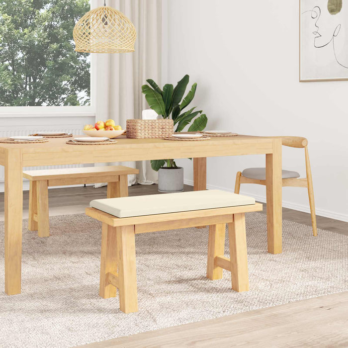 Perna pentru bancă Catifea Texturată Crem Adâncime 35 cm WALTI