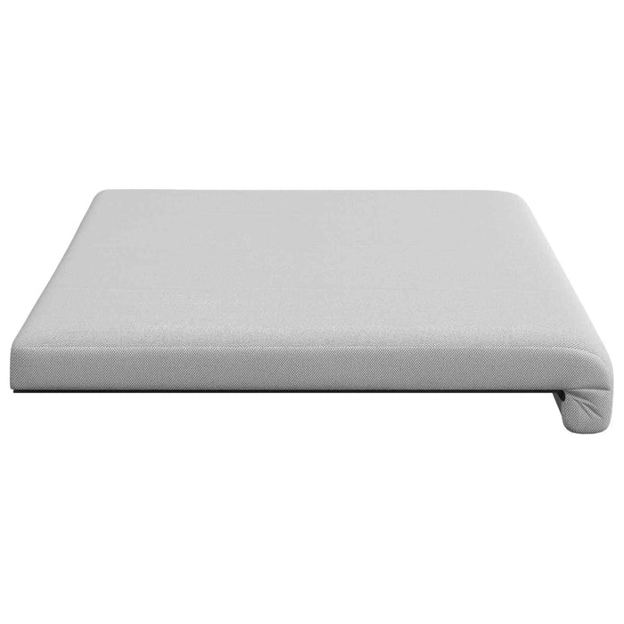 Perna pentru bancă Catifea Texturată Gri deschis Adâncime 35 cm WALTI