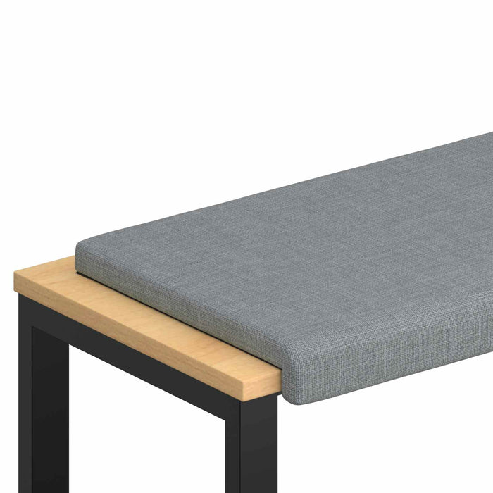 Perna pentru bancă Țesătură Gri deschis Adâncime 35 cm WALTI