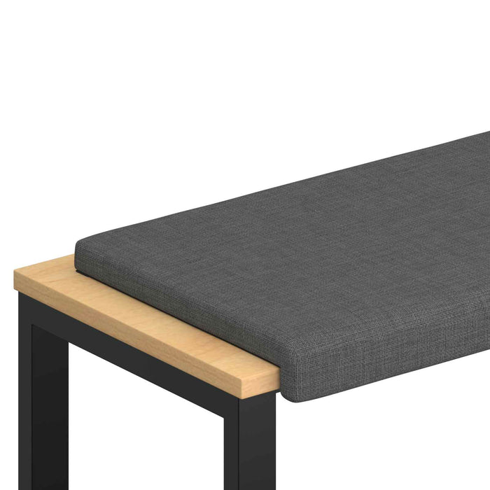 Perna pentru bancă Țesătură Gri închis Adâncime 35 cm WALTI