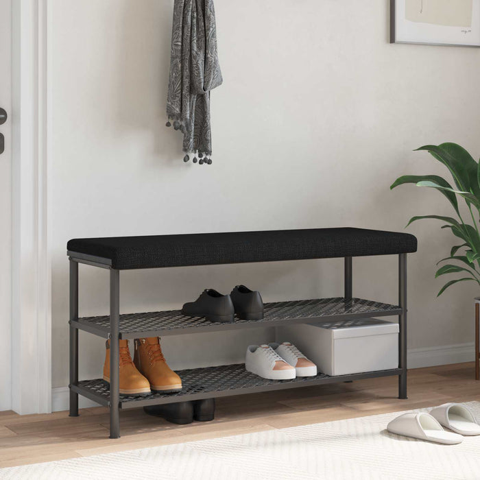 Perna pentru bancă Țesătură Negru Adâncime 35 cm WALTI