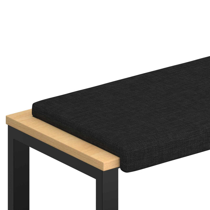 Perna pentru bancă Țesătură Negru Adâncime 35 cm WALTI