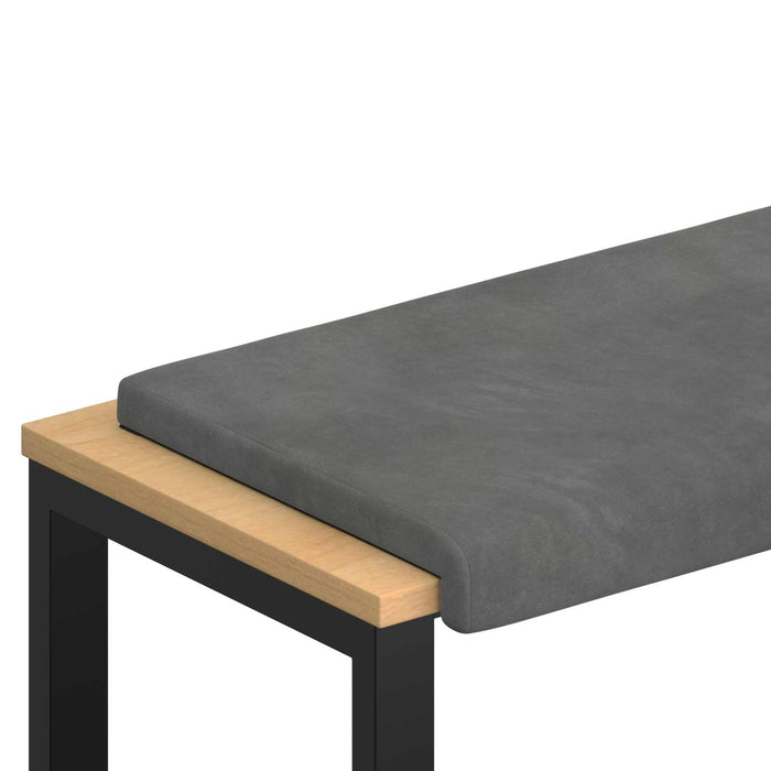 Perna pentru bancă Catifea Gri închis Adâncime 35 cm WALTI