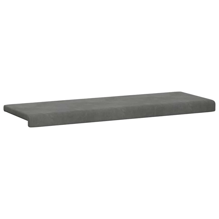 Perna pentru bancă Catifea Gri închis Adâncime 35 cm WALTI