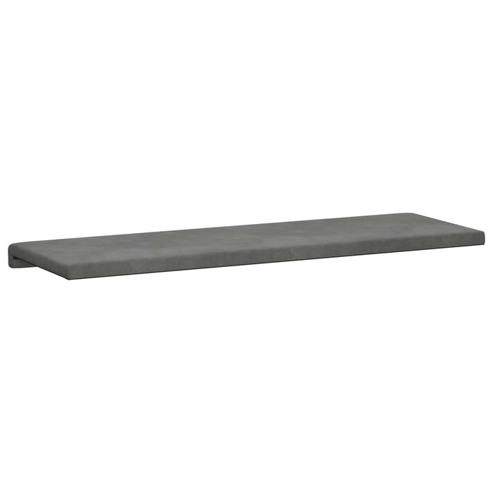 Perna pentru bancă Catifea Gri închis Adâncime 35 cm WALTI