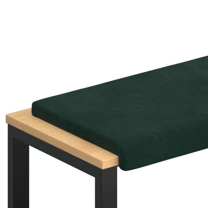 Perna pentru bancă Catifea Verde închis Adâncime 35 cm WALTI