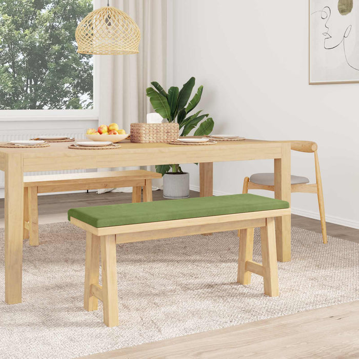 Perna pentru bancă Catifea Verde deschis Adâncime 35 cm WALTI
