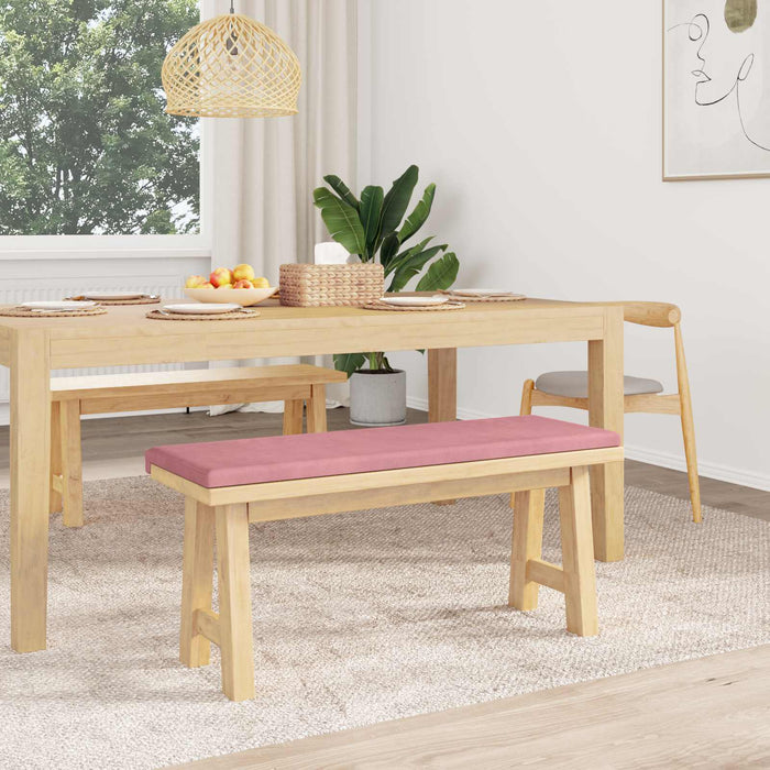 Perna pentru bancă Catifea Roz Adâncime 35 cm WALTI