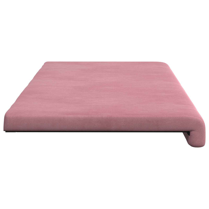 Perna pentru bancă Catifea Roz Adâncime 35 cm WALTI