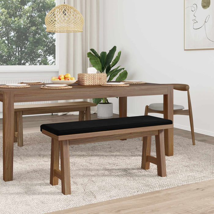 Perna pentru bancă Catifea Negru Adâncime 35 cm WALTI
