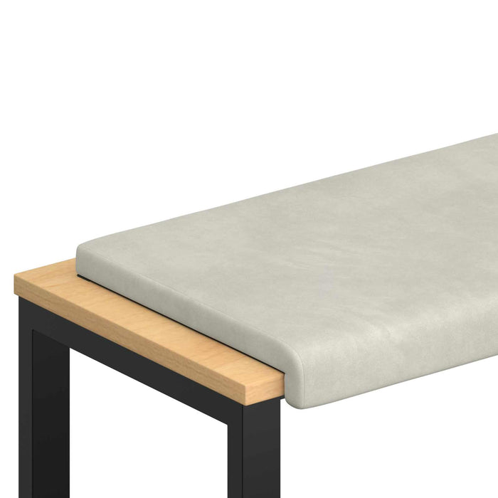 Perna pentru bancă Catifea Crem Adâncime 35 cm WALTI