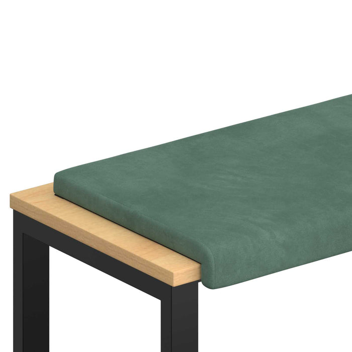 Perna pentru bancă Catifea Verde Mării Adâncime 35 cm WALTI
