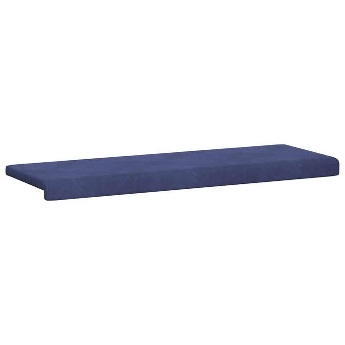 Perna pentru bancă Catifea Albastru Poliție Adâncime 35 cm WALTI
