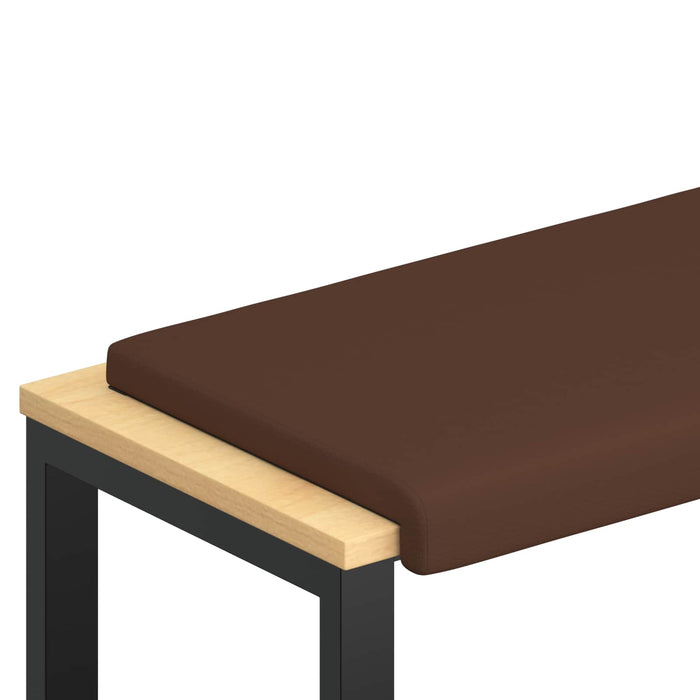 Perna pentru bancă Piele artificială Maro Adâncime 35 cm - WALTI WALTI