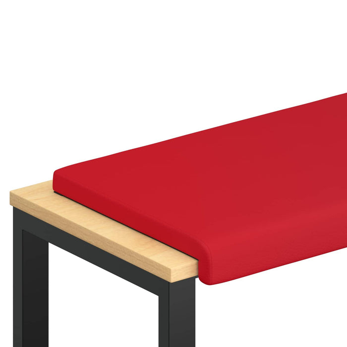 Perna pentru bancă Piele artificială Roșu Adâncime 35 cm WALTI