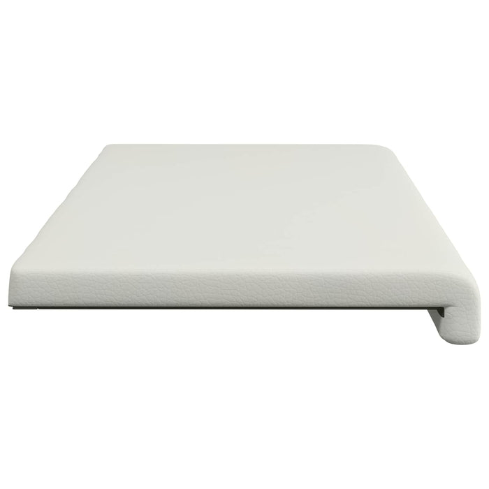 Perna pentru bancă Piele artificială Alb Adâncime 35 cm WALTI