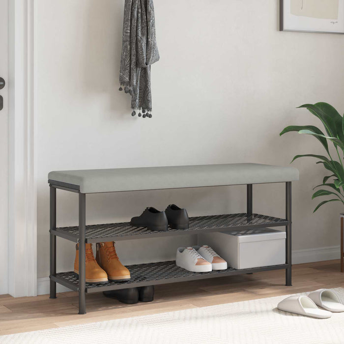 Perna pentru bancă Microfibră Gri deschis Adâncime 35 cm WALTI