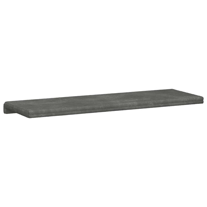 Perna pentru bancă Catifea pufoasă Gri deschis Adâncime 35 cm WALTI