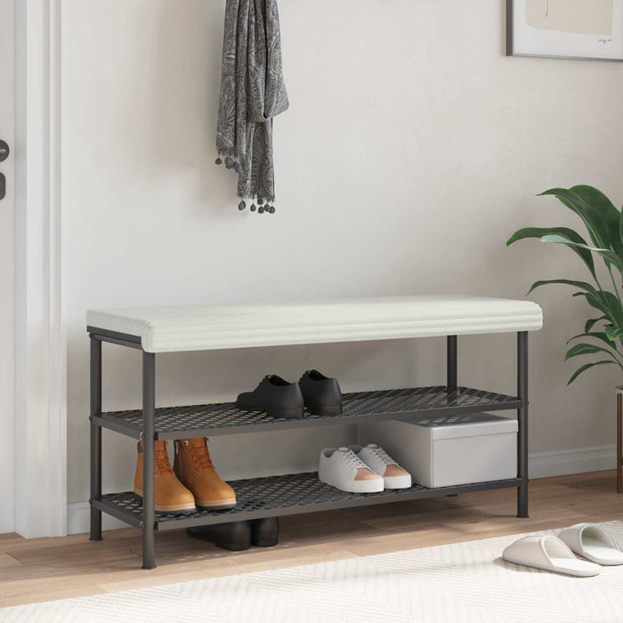 Perna pentru bancă Catifea pufoasă Crem Adâncime 35 cm WALTI