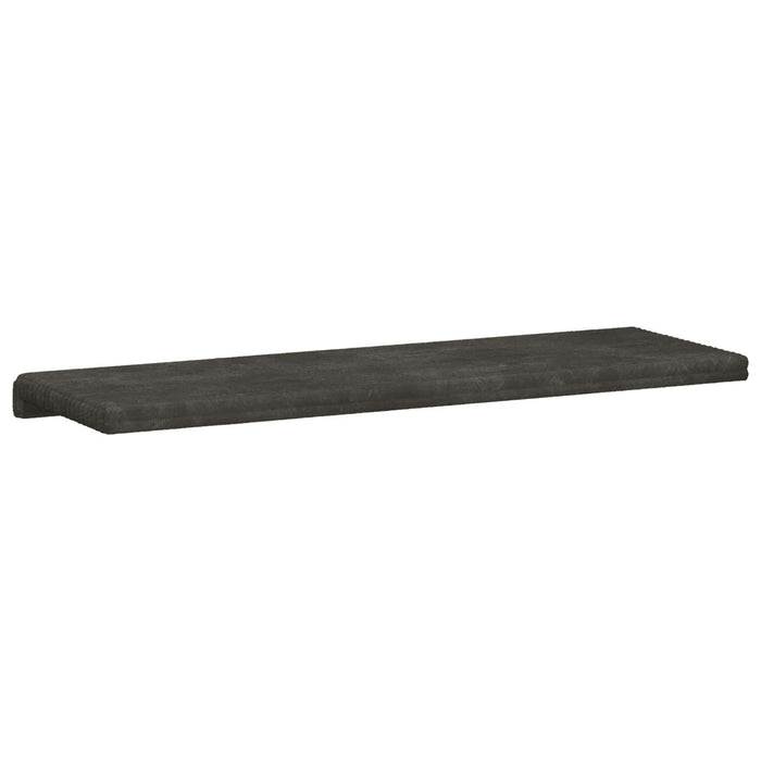 Perna pentru bancă Catifea pufoasă Antracit Adâncime 35 cm WALTI