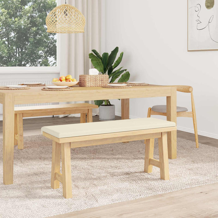 Perna pentru bancă Catifea Texturată Crem Adâncime 35 cm WALTI