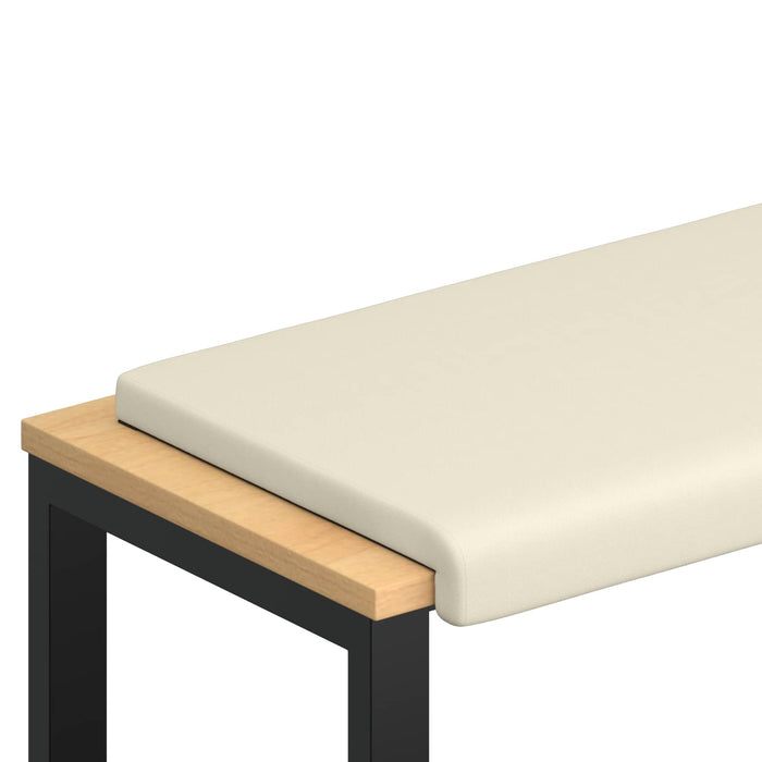 Perna pentru bancă Catifea Texturată Crem Adâncime 35 cm WALTI