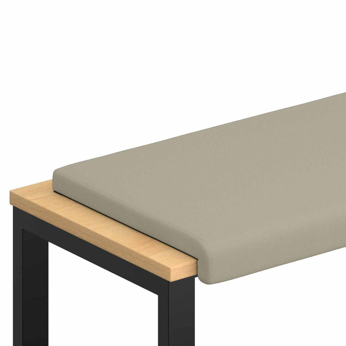 Perna pentru bancă Catifea Texturată Nisipiu Adâncime 35 cm WALTI