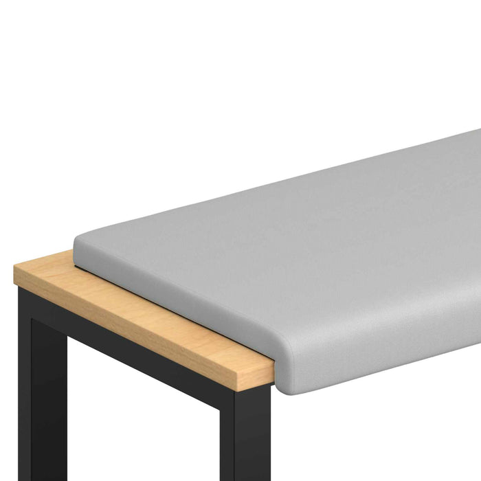 Perna pentru bancă Catifea Texturată Gri deschis Adâncime 35 cm WALTI