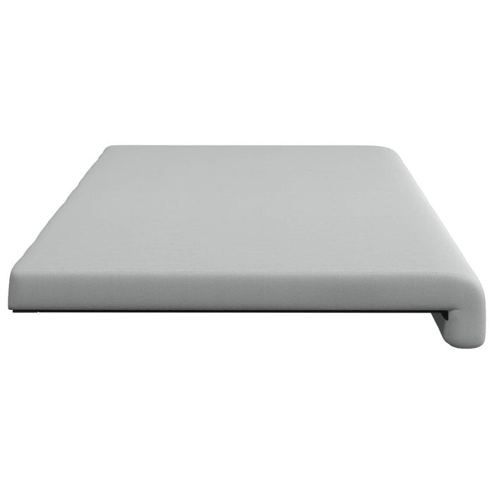 Perna pentru bancă Catifea Texturată Gri deschis Adâncime 35 cm WALTI