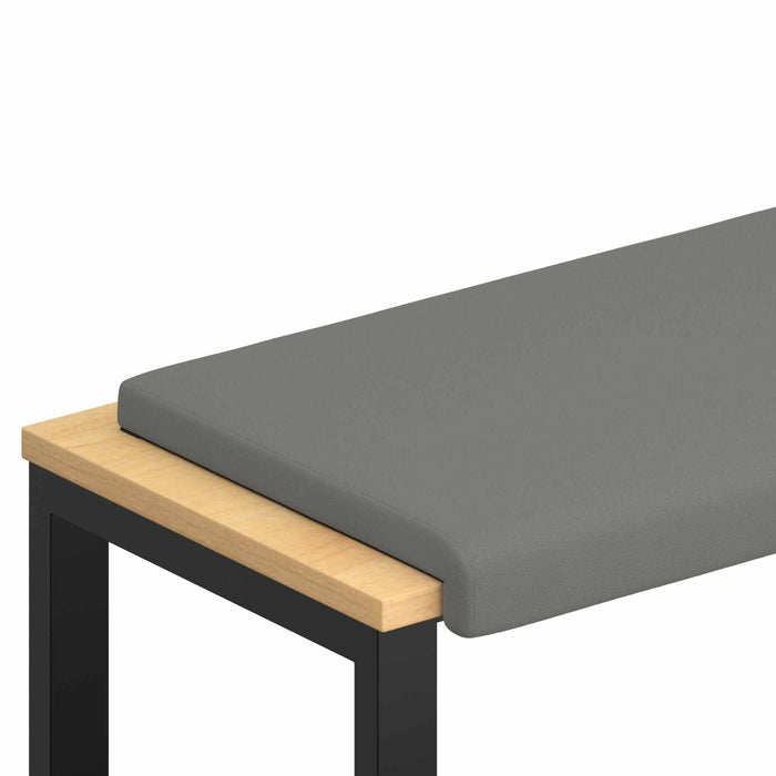 Perna pentru bancă Catifea Texturată Gri închis Adâncime 35 cm WALTI