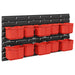 Racord pentru Containere Negru și roșu 77,5 x 2 x 39 cm PP - WALTI WALTI