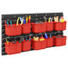 Racord pentru Containere Negru și roșu 77,5 x 2 x 39 cm PP - WALTI WALTI