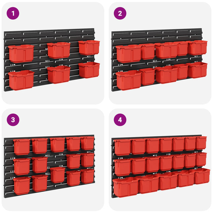 Racord pentru Containere Negru și roșu 77,5 x 2 x 39 cm PP - WALTI WALTI