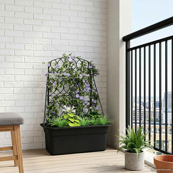 Spalier pentru teren Antracit 58 x 29 x 78 cm PP - WALTI WALTI