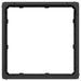 Pat ridicat Negru 75,5 x 75,5 x 25 cm PP - WALTI WALTI